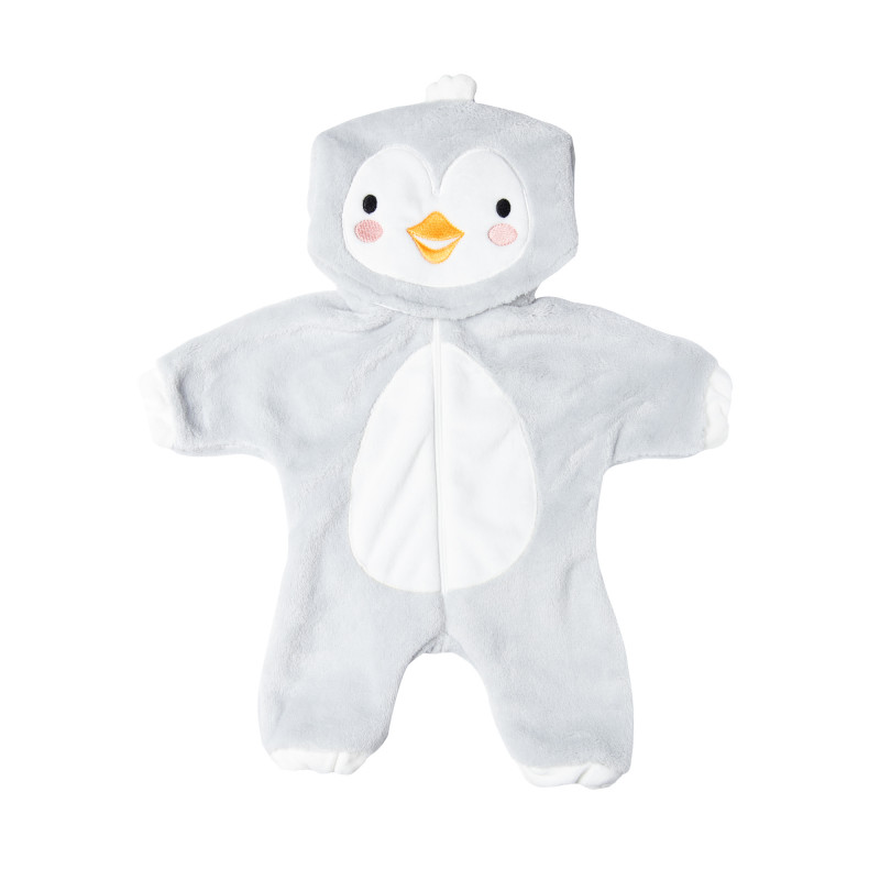 Heless - Onepiece till dockan, pingvin (35-45cm)