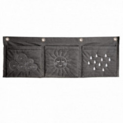 Roommate - Wall Pockets - Vågrät Anthracite