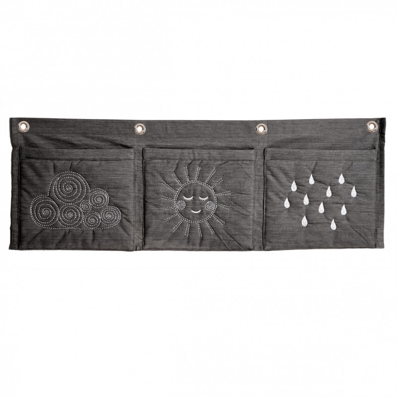 Roommate - Wall Pockets - Vågrät Anthracite