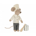 Maileg - Chef mouse w. soup pot and spoon