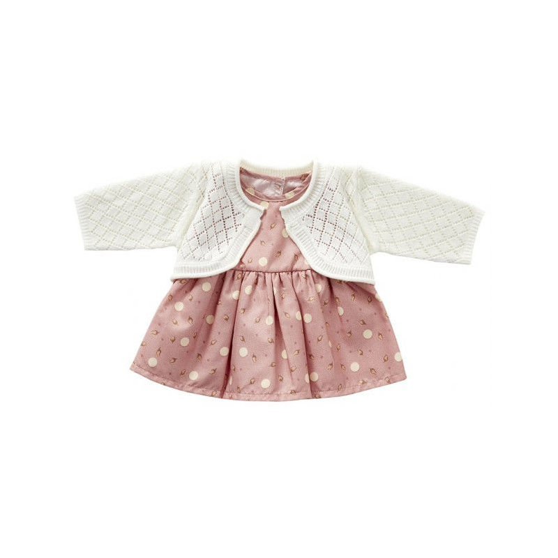 "Dress and cardigan, knit"