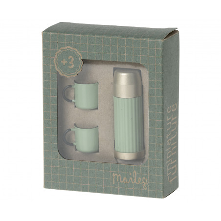 Maileg - Miniatyr, Termosset, mint