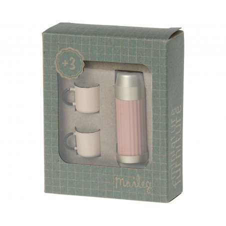 Maileg - Miniatyr Termosset, rosa