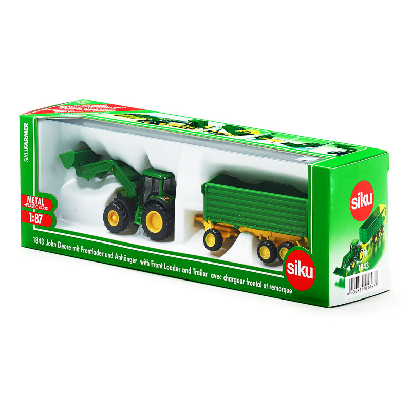 Siku - J.Deere/Vagn 1:87