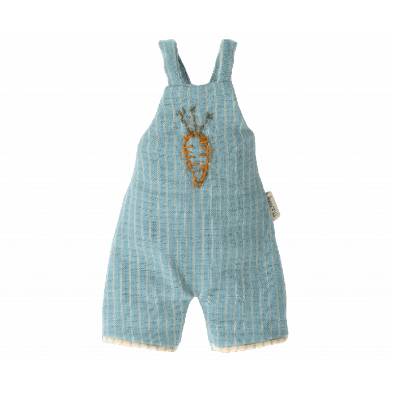 "Maileg Rabbit size 2 overalls hängselbyxor Kurragömma leksaksbutik"