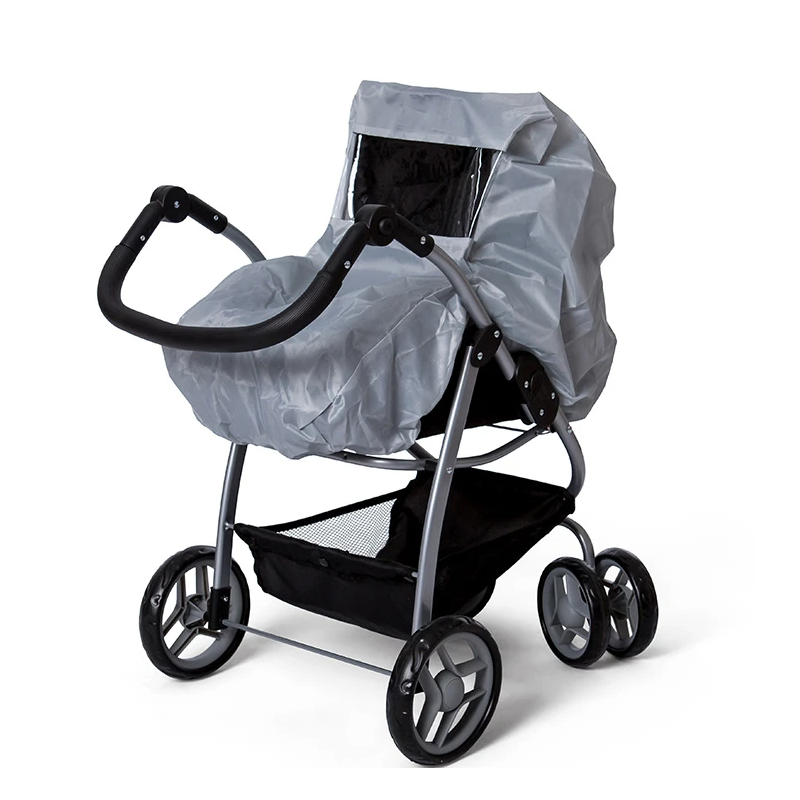 Mini Mommy - Regnskydd dockvagn, grå