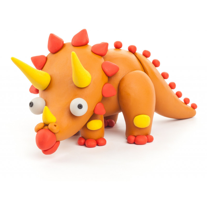 Hey Clay - Claymates Triceratops