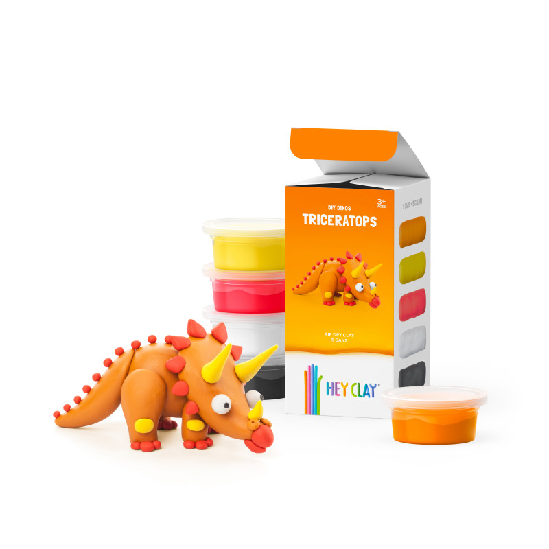 Hey Clay - Claymates Triceratops