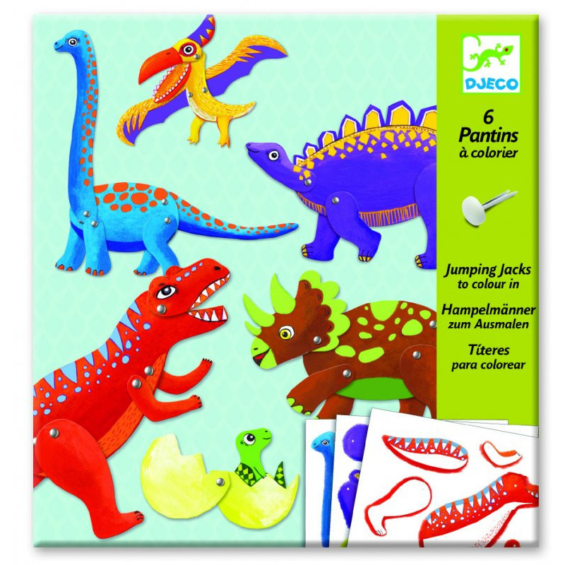 Djeco - Small puppets, Dinos