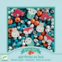 Djeco - Wooden beads, Small animals