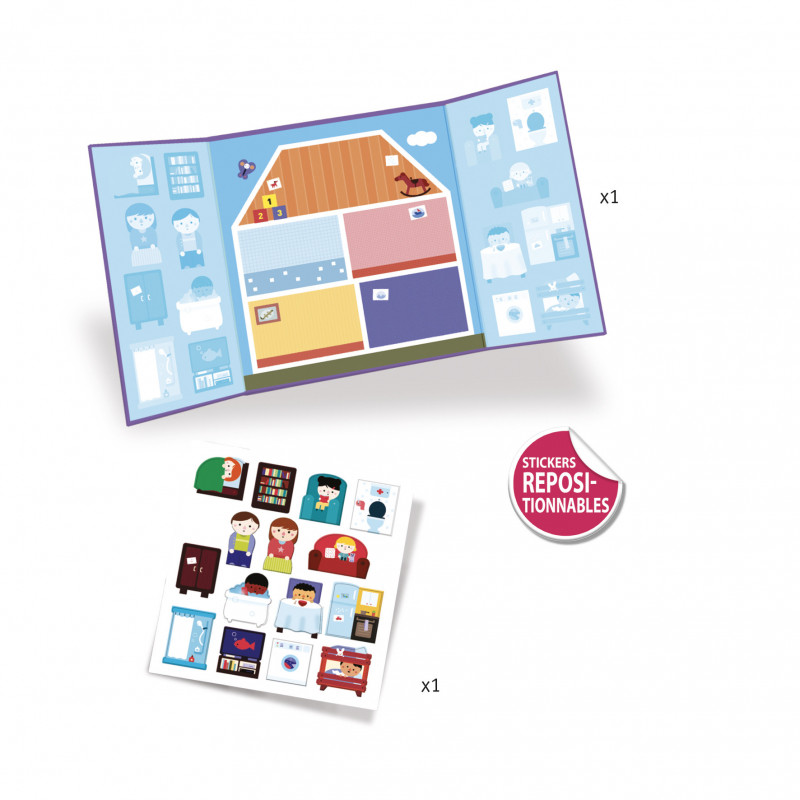 Djeco - Stickers - House