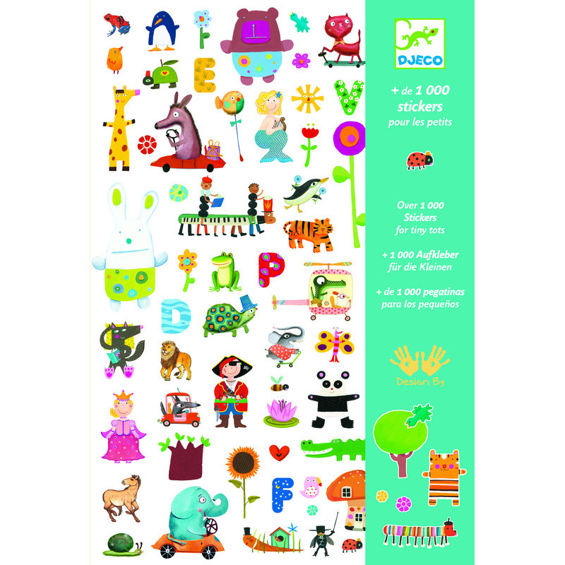 Djeco - 1000 stickers for little ones