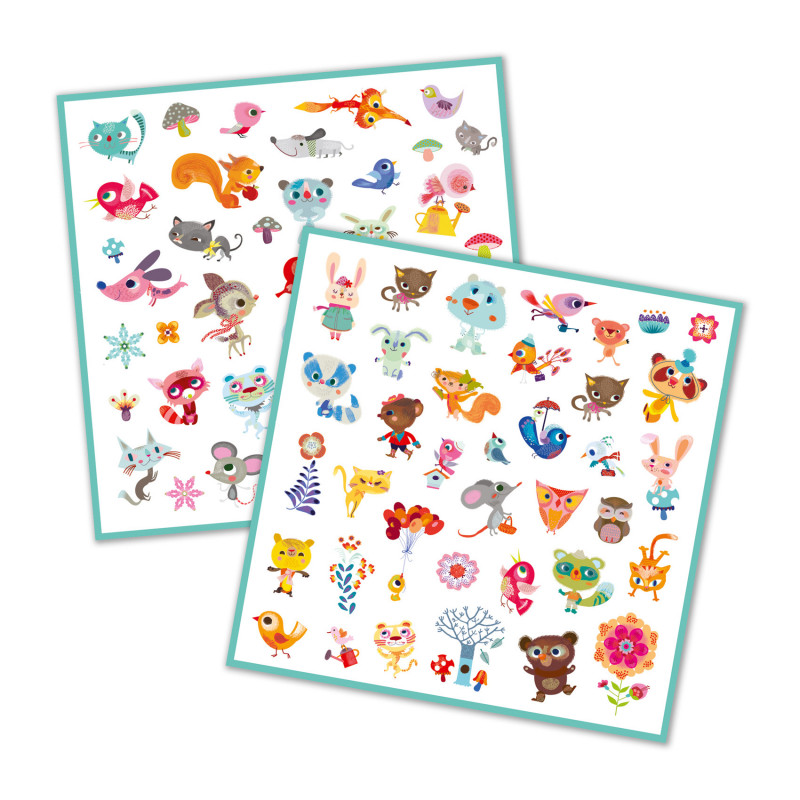 Djeco - Stickers, Small friends