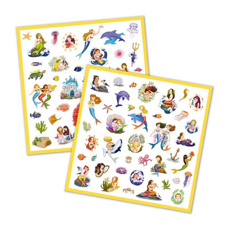 Djeco - Stickers, Mermaid