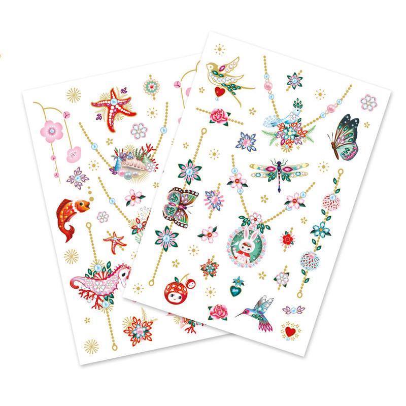 Djeco - Tattoo, Fiona's Jewels
