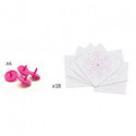 Djeco - Spinning top, Flowers DIY - FSC MIX
