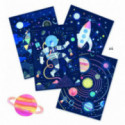 Djeco - Scratch card, Cosmic mission