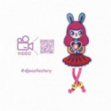 Djeco - Brooch - Bunny girl