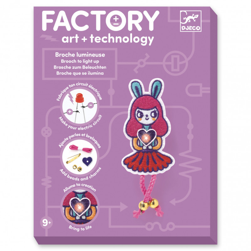 Djeco - Brooch - Bunny girl