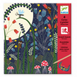Djeco - Scratch card, Full moon