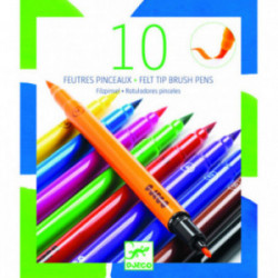 Djeco - 10 felt brushes - classic