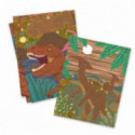 Djeco - Scratch card, When dinos reigned