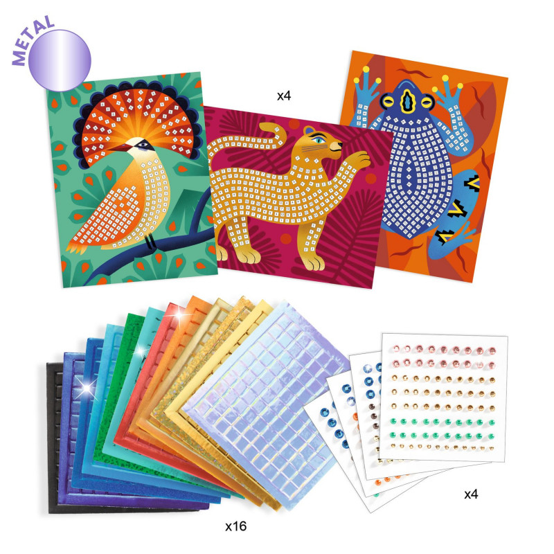 Djeco - Mosaic kits - Deep in the jungle