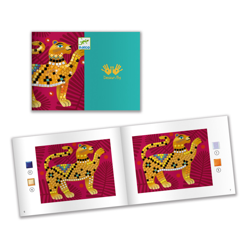Djeco - Mosaic kits - Deep in the jungle