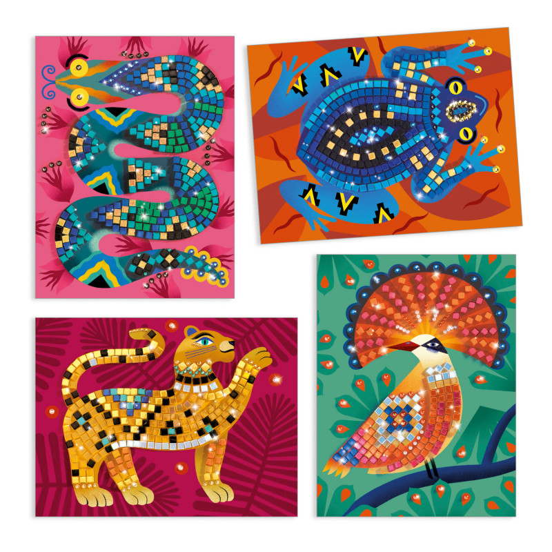 Djeco - Mosaic kits - Deep in the jungle