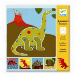 Djeco - Stencils, Dinosaurs