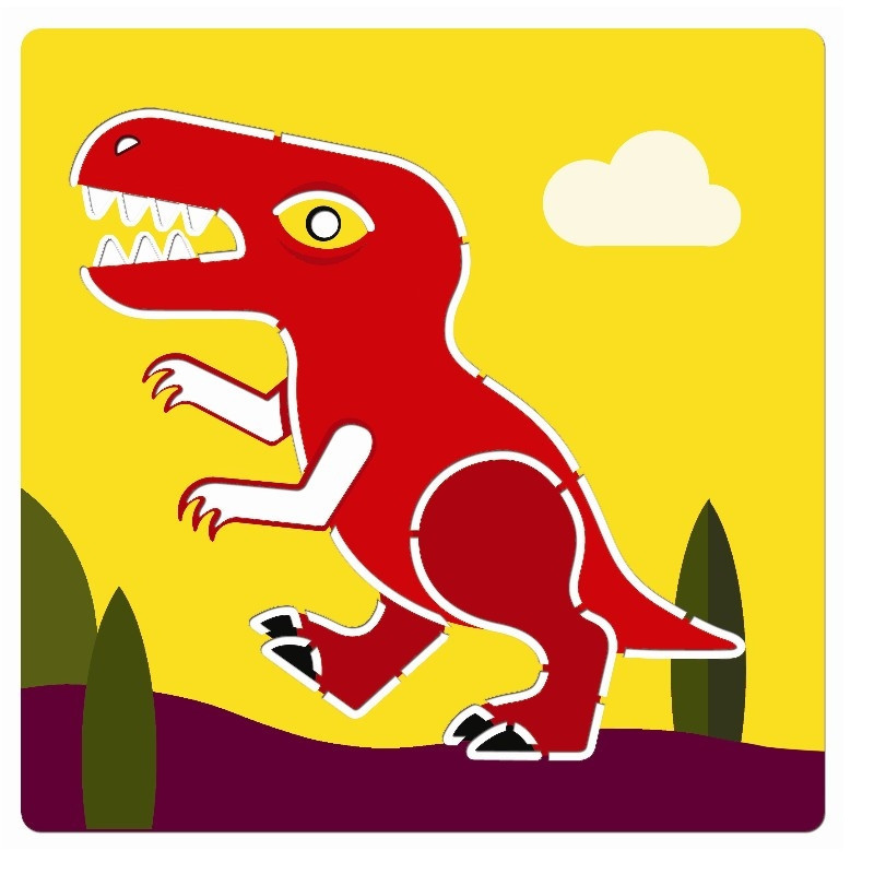 Djeco - Stencils, Dinosaurs