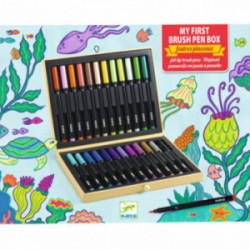 Djeco - First brush pens box
