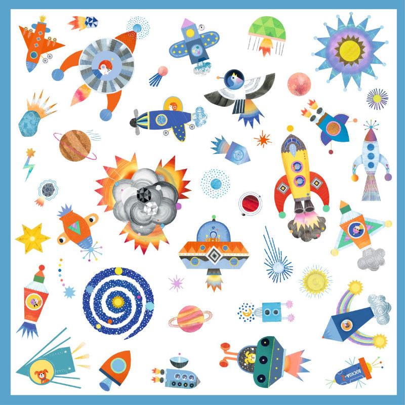 Djeco - Stickers Interstellar