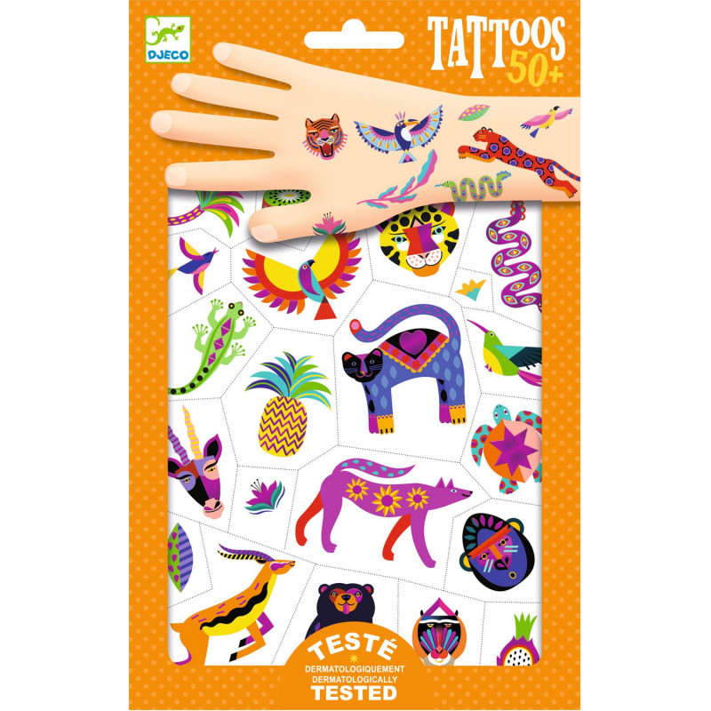 Djeco - Tattoo, Wild Beauty