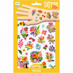 Djeco - Tattoo, Aqua flor