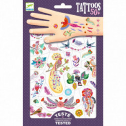 Djeco - Tattoo, Bright birds