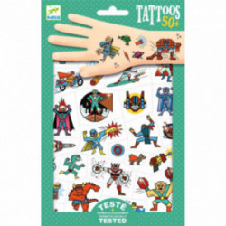 Djeco - Tattoo, Heroes vs villains