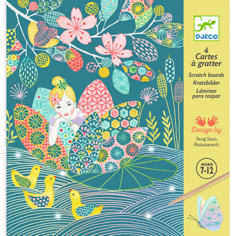 Djeco - Scratch Cards, The Pond