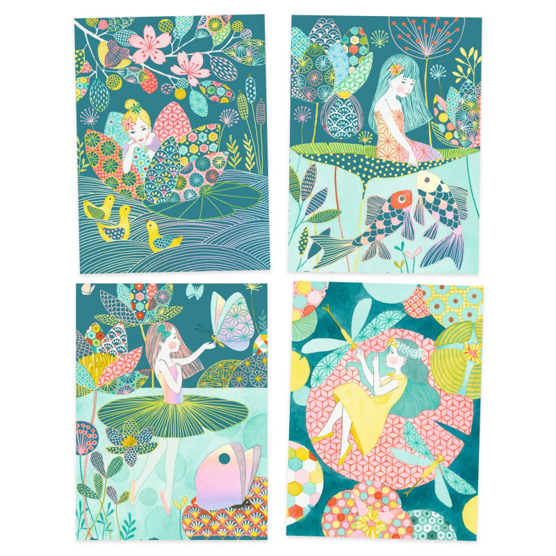 Djeco - Scratch Cards, The Pond