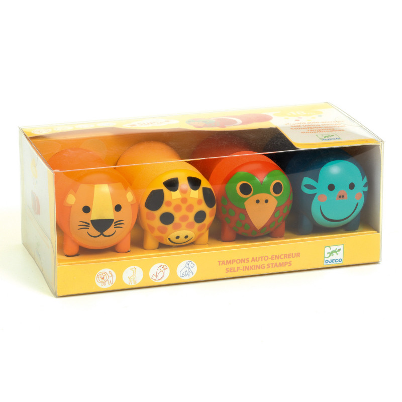 Djeco - Stamps for little ones - Safari animals