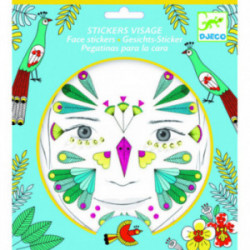 Djeco - Face stickers, Bird
