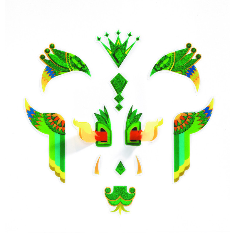 Djeco - Face stickers, Dragon