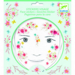 Djeco - Face stickers, Springtime fairy