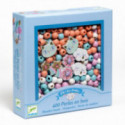 Djeco - Wooden beads, Rainbow
