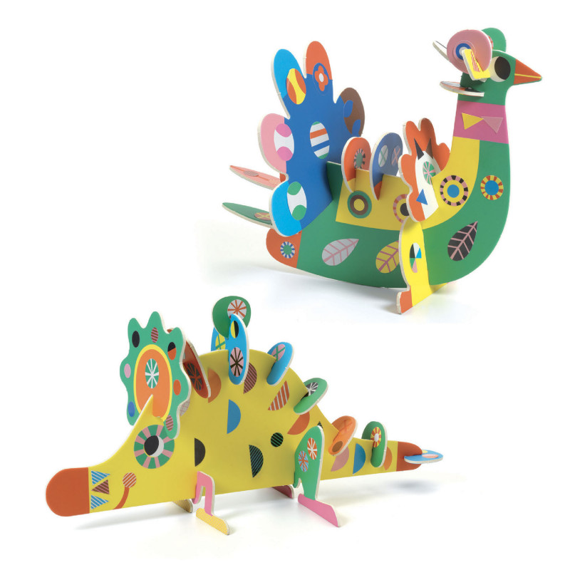 Djeco - Three 3D animals