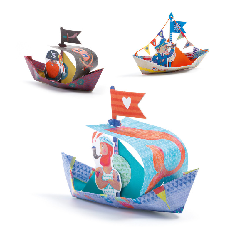 Djeco - Origami, Floating boats