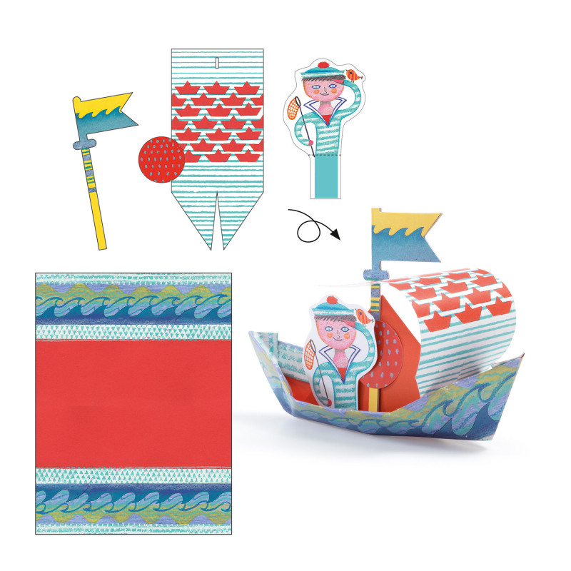 Djeco - Origami, Floating boats