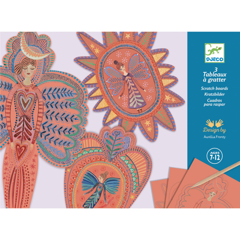 Djeco - Scratch Cards - Angels