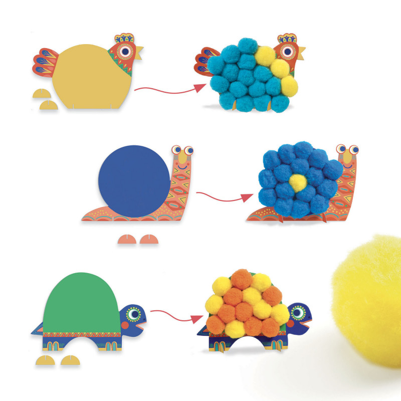 Djeco - Fluffy animals
