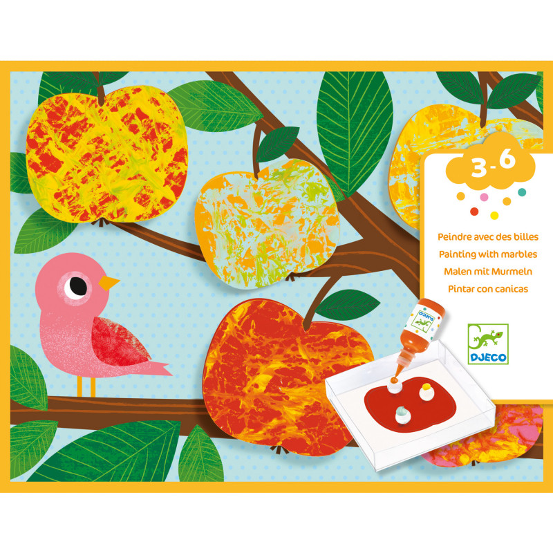 Djeco - Painting with marbles